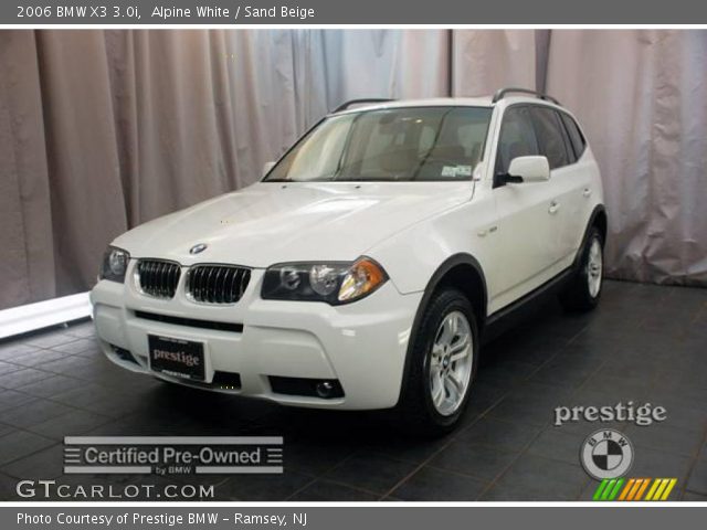 2006 BMW X3 3.0i in Alpine White