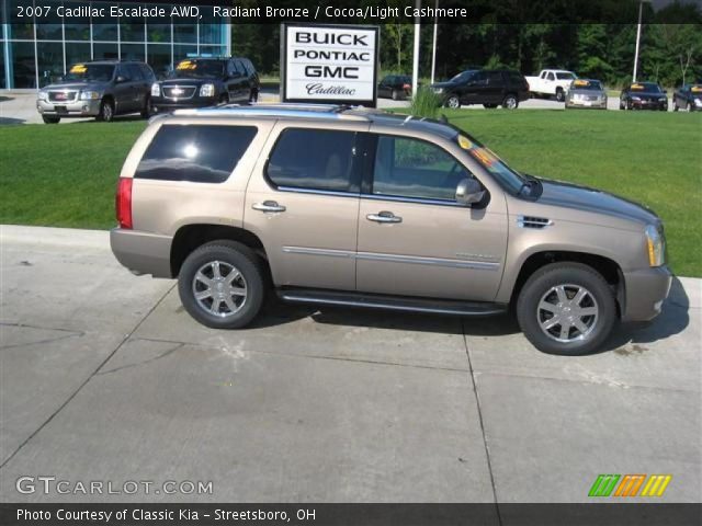2007 Cadillac Escalade AWD in Radiant Bronze
