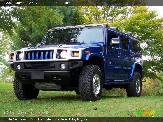 2006 Hummer H2 SUV in Pacific Blue