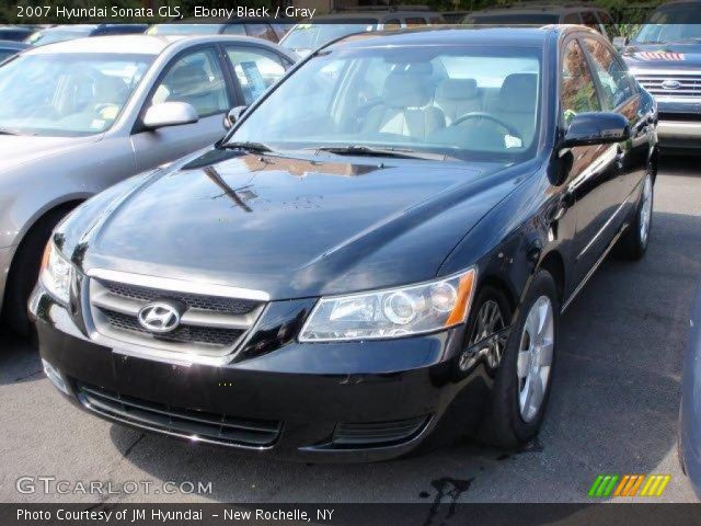 2007 Hyundai Sonata GLS in Ebony Black