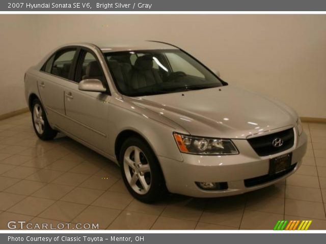 2007 Hyundai Sonata SE V6 in Bright Silver