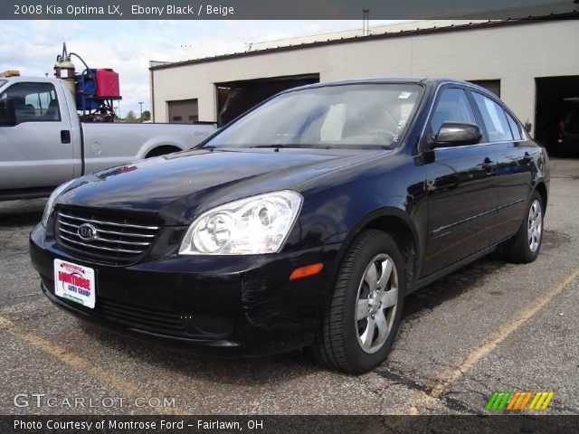 2008 Kia Optima LX in Ebony Black
