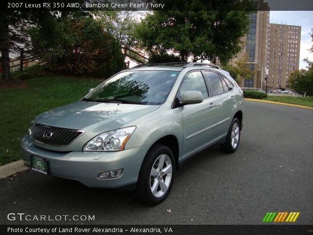 2007 Lexus RX 350 AWD in Bamboo Green Pearl