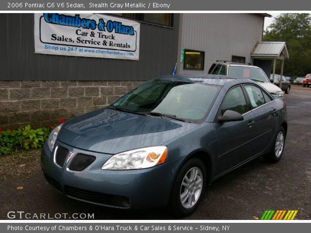 2006 Pontiac G6 V6 Sedan in Stealth Gray Metallic