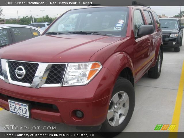 2006 Nissan Pathfinder S in Red Brawn Pearl