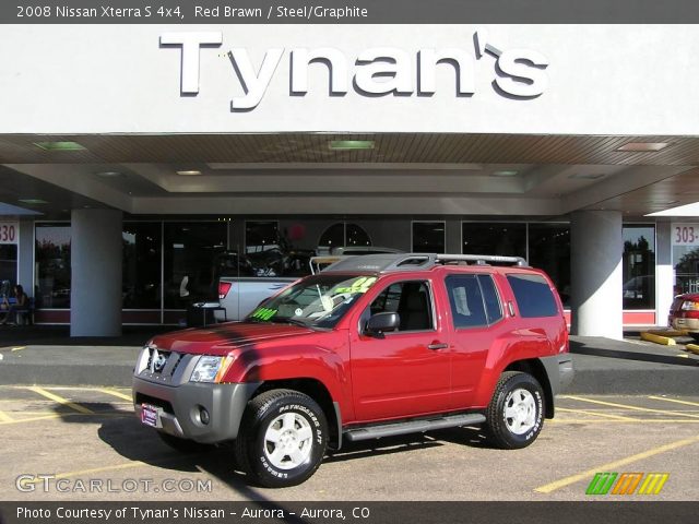 2008 Nissan Xterra S 4x4 in Red Brawn