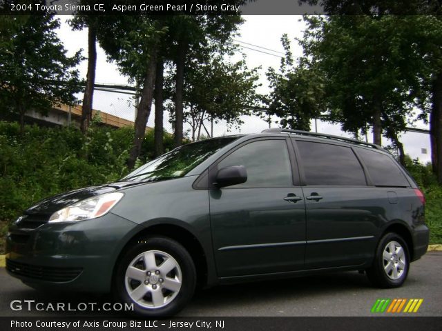2004 Toyota Sienna CE in Aspen Green Pearl