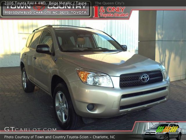 2006 Toyota RAV4 4WD in Beige Metallic