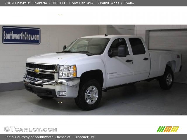 2009 Chevrolet Silverado 3500HD LT Crew Cab 4x4 in Summit White