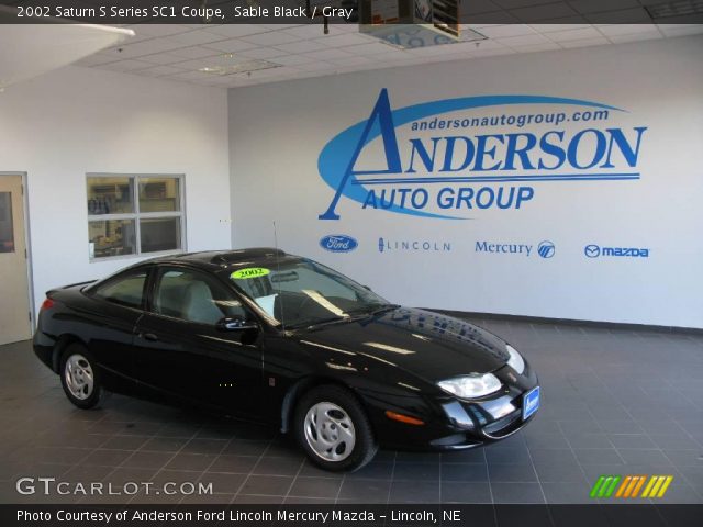 2002 Saturn S Series SC1 Coupe in Sable Black