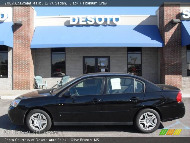 2007 Chevrolet Malibu LS V6 Sedan in Black
