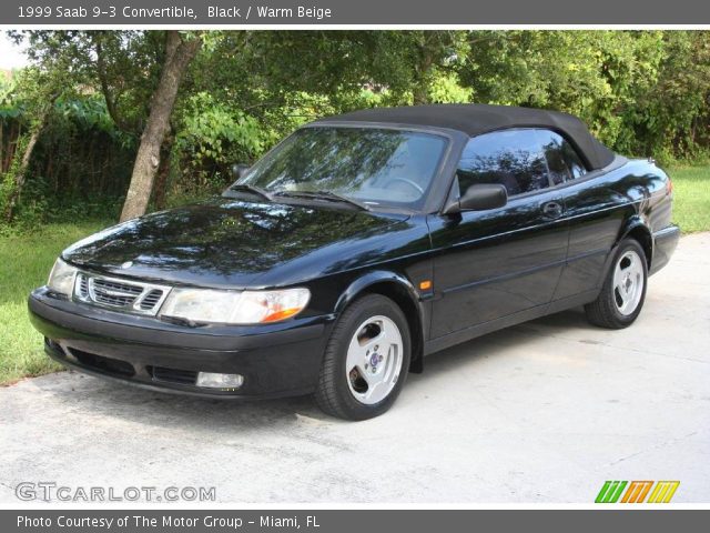 1999 Saab 9-3 Convertible in Black