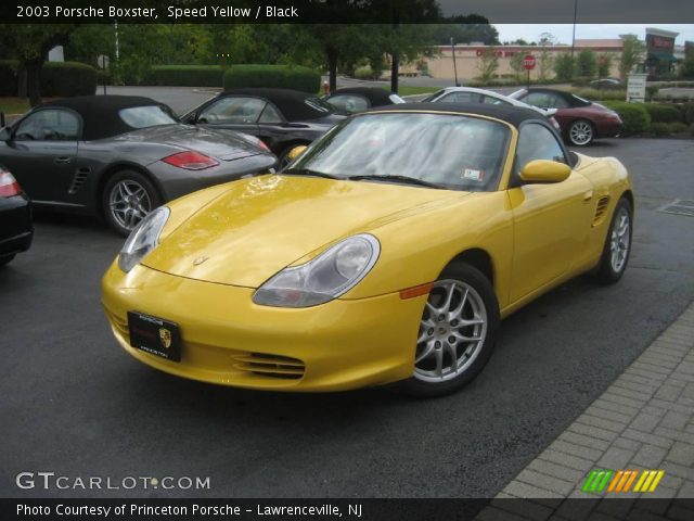 2003 Porsche Boxster  in Speed Yellow