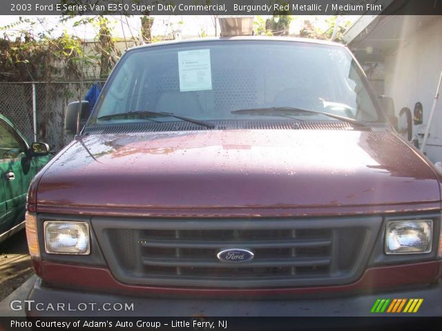 2003 Ford E Series Van E350 Super Duty Commercial in Burgundy Red Metallic