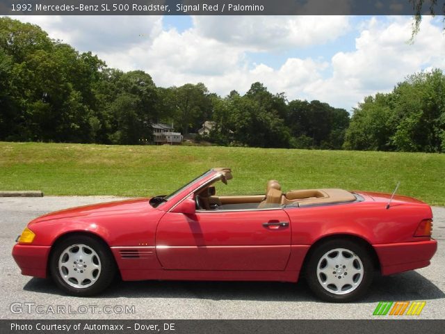 1992 Mercedes-Benz SL 500 Roadster in Signal Red