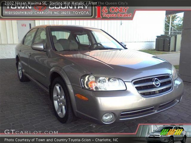 2002 Nissan Maxima SE in Sterling Mist Metallic