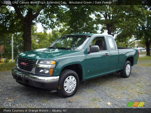 2006 GMC Canyon Work Truck Extended Cab in Woodland Green