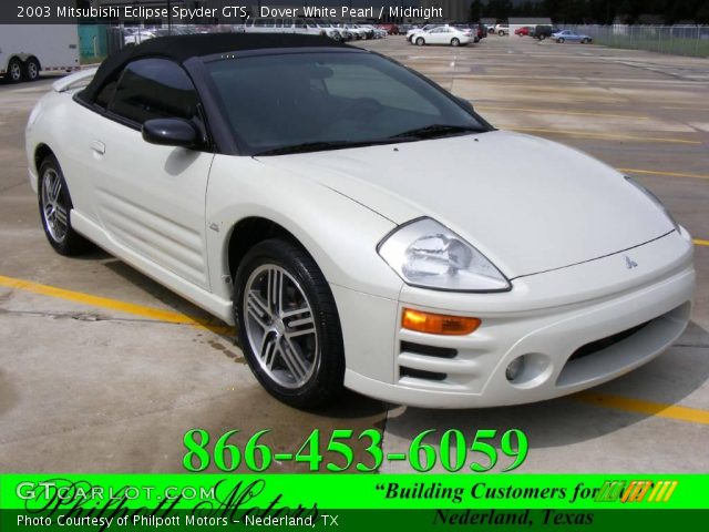 2003 Mitsubishi Eclipse Spyder GTS in Dover White Pearl