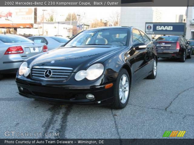 2002 Mercedes-Benz C 230 Kompressor Coupe in Black