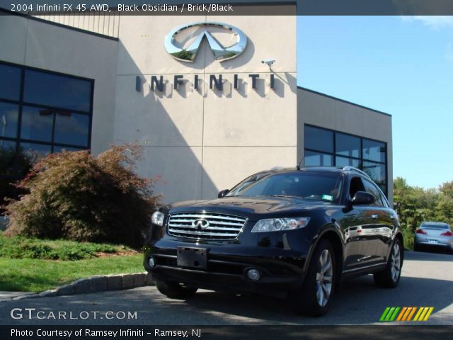 2004 Infiniti FX 45 AWD in Black Obsidian