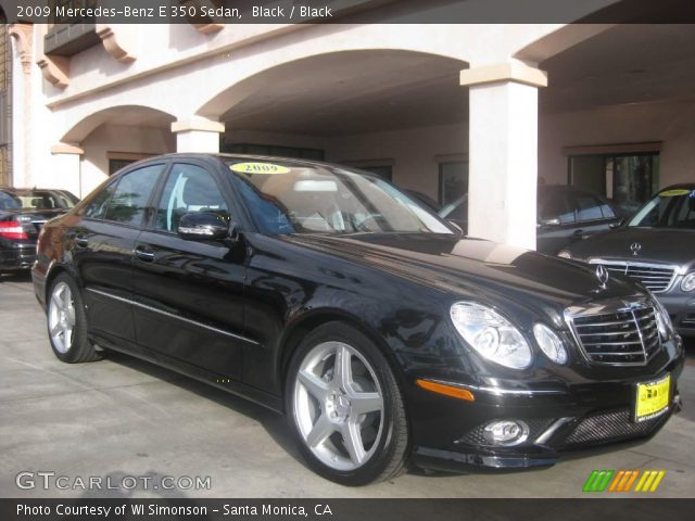 2009 Mercedes-Benz E 350 Sedan in Black