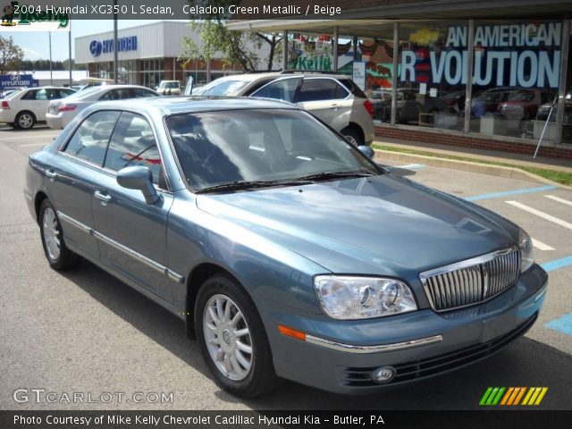 2004 Hyundai XG350 L Sedan in Celadon Green Metallic
