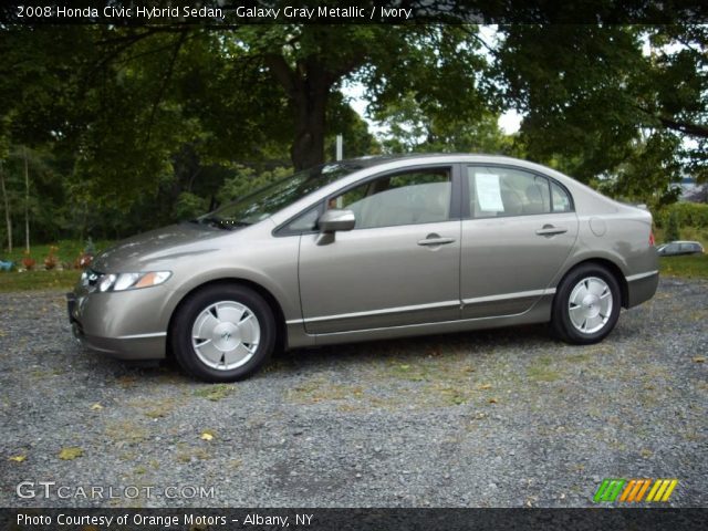 2008 Honda Civic Hybrid Sedan in Galaxy Gray Metallic