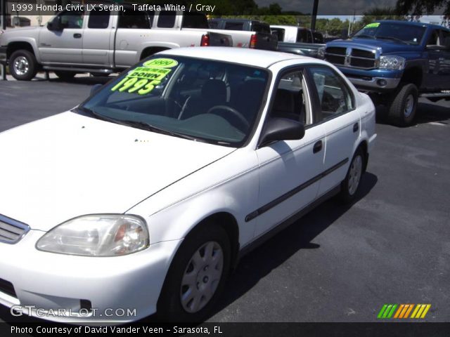 1999 Honda Civic LX Sedan in Taffeta White