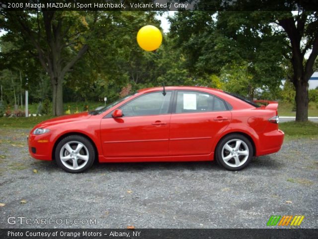 2008 Mazda MAZDA6 i Sport Hatchback in Volcanic Red