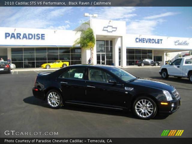 2010 Cadillac STS V6 Performance in Black Raven