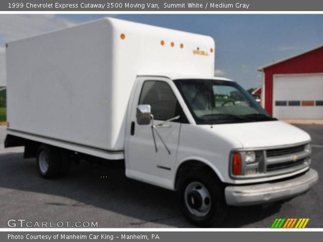 1999 Chevrolet Express Cutaway 3500 Moving Van in Summit White