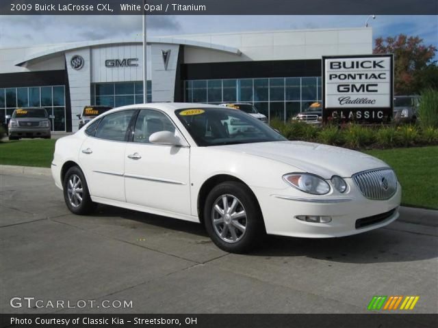 2009 Buick LaCrosse CXL in White Opal