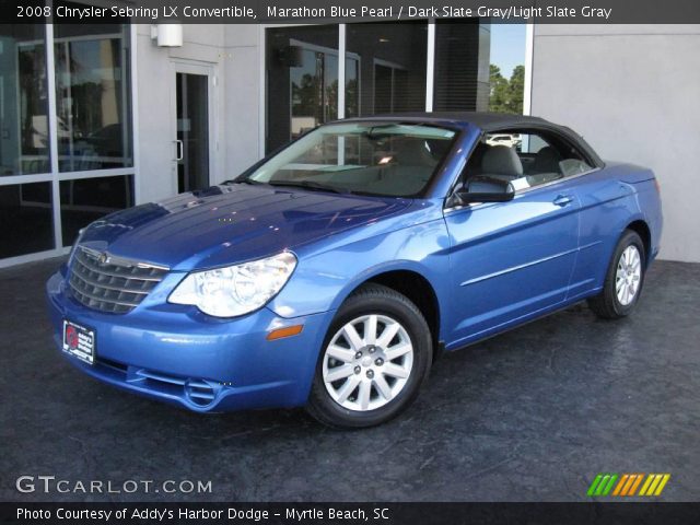 2008 Chrysler Sebring LX Convertible in Marathon Blue Pearl