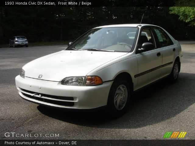 1993 Honda Civic DX Sedan in Frost White