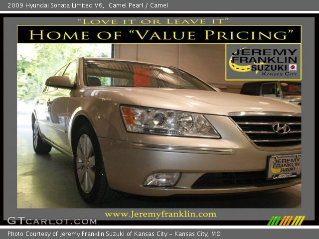 2009 Hyundai Sonata Limited V6 in Camel Pearl