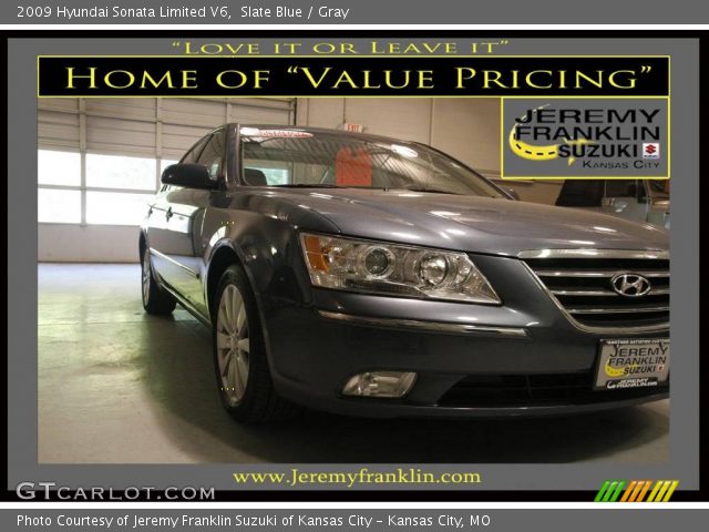 2009 Hyundai Sonata Limited V6 in Slate Blue