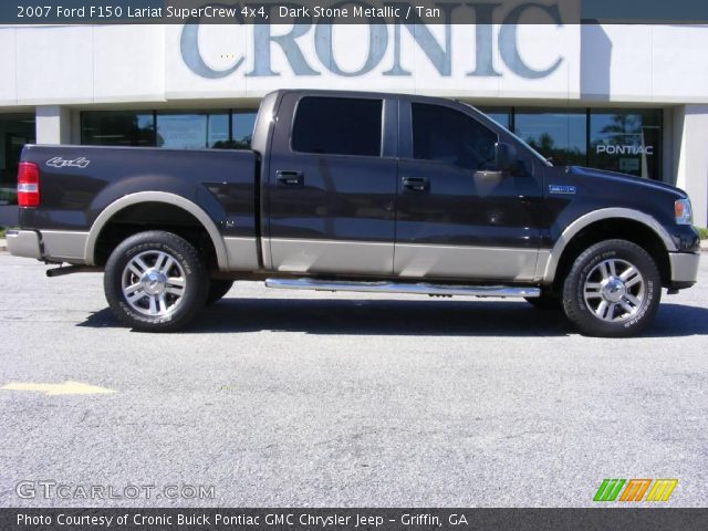 2007 Ford F150 Lariat SuperCrew 4x4 in Dark Stone Metallic