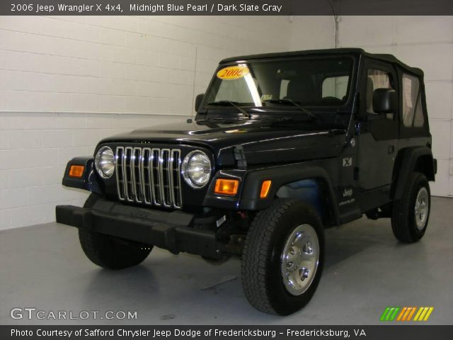 2006 Jeep Wrangler X 4x4 in Midnight Blue Pearl