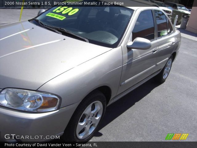 2006 Nissan Sentra 1.8 S in Bronze Shimmer Metallic