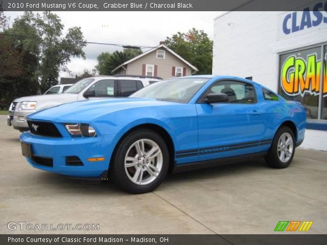 2010 Ford Mustang V6 Coupe in Grabber Blue
