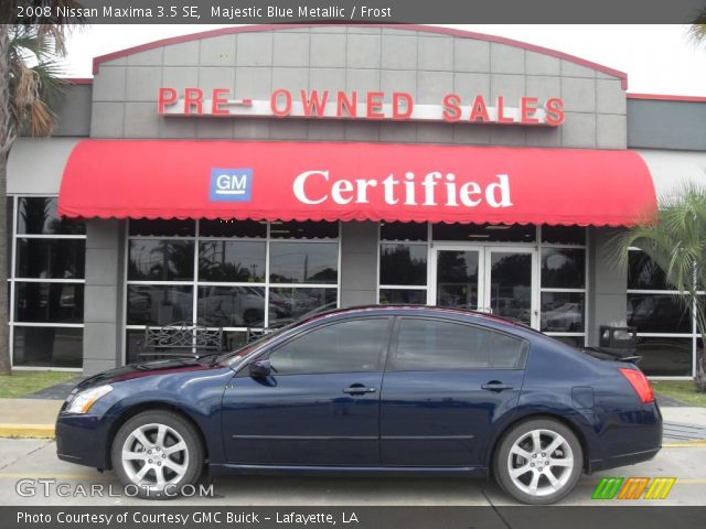 2008 Nissan Maxima 3.5 SE in Majestic Blue Metallic