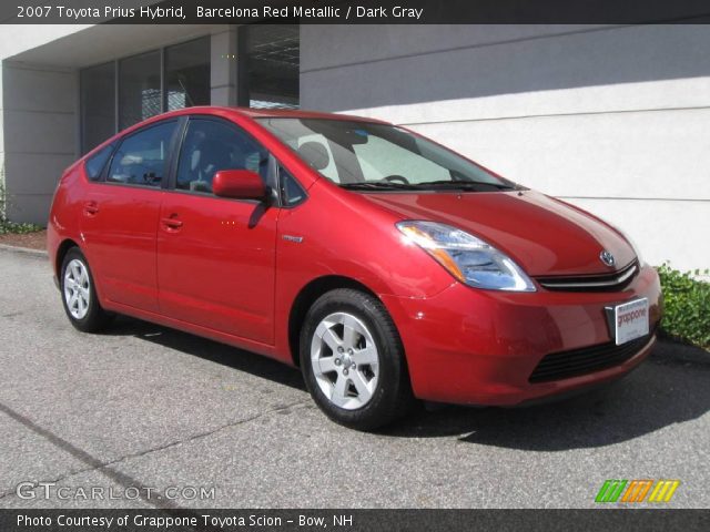 2007 Toyota Prius Hybrid in Barcelona Red Metallic