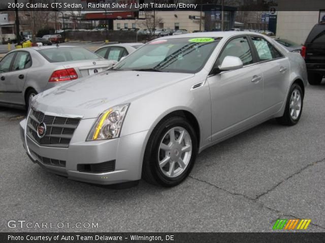 2009 Cadillac CTS Sedan in Radiant Silver