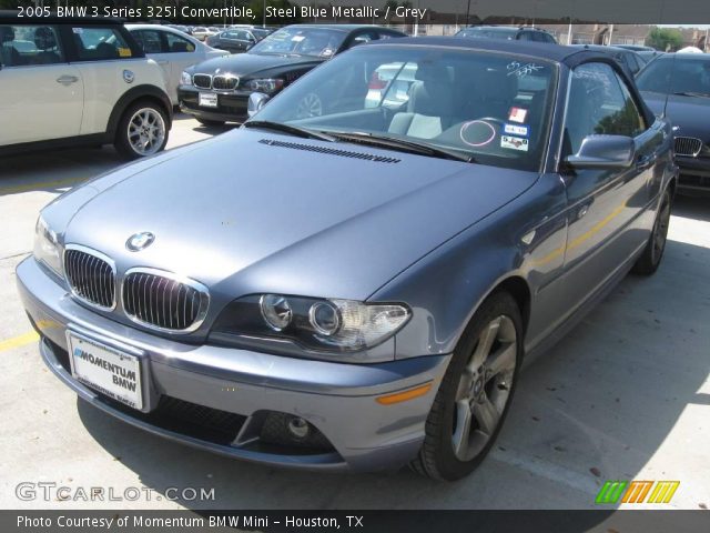 2005 BMW 3 Series 325i Convertible in Steel Blue Metallic