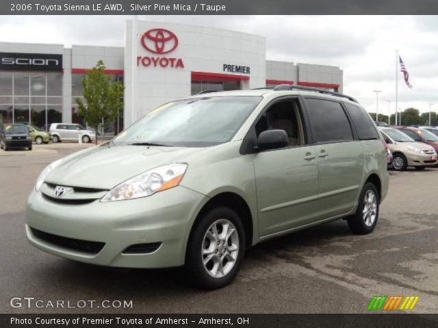 2006 Toyota Sienna LE AWD in Silver Pine Mica