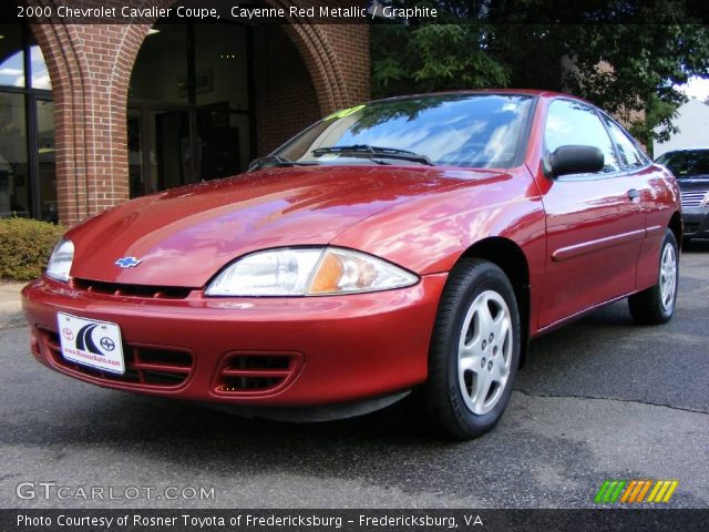 2000 Chevrolet Cavalier Coupe in Cayenne Red Metallic