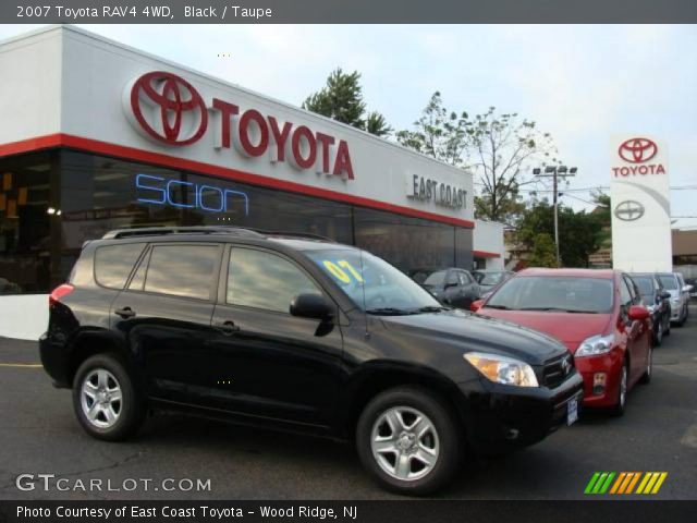 2007 Toyota RAV4 4WD in Black
