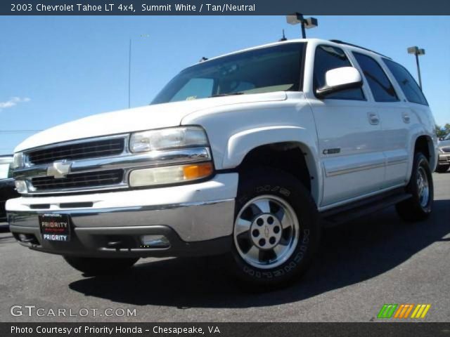 2003 Chevrolet Tahoe LT 4x4 in Summit White