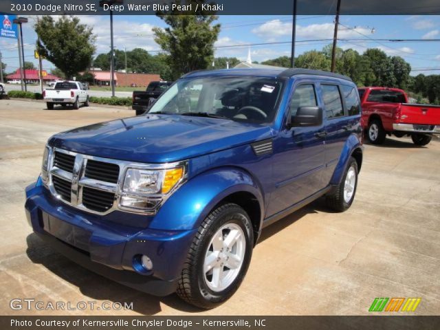 2010 Dodge Nitro SE in Deep Water Blue Pearl
