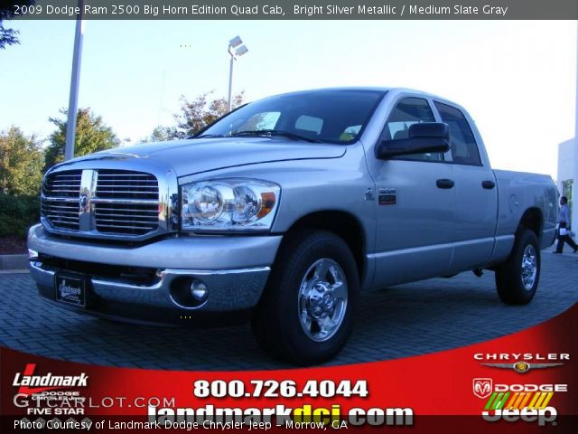 2009 Dodge Ram 2500 Big Horn Edition Quad Cab in Bright Silver Metallic